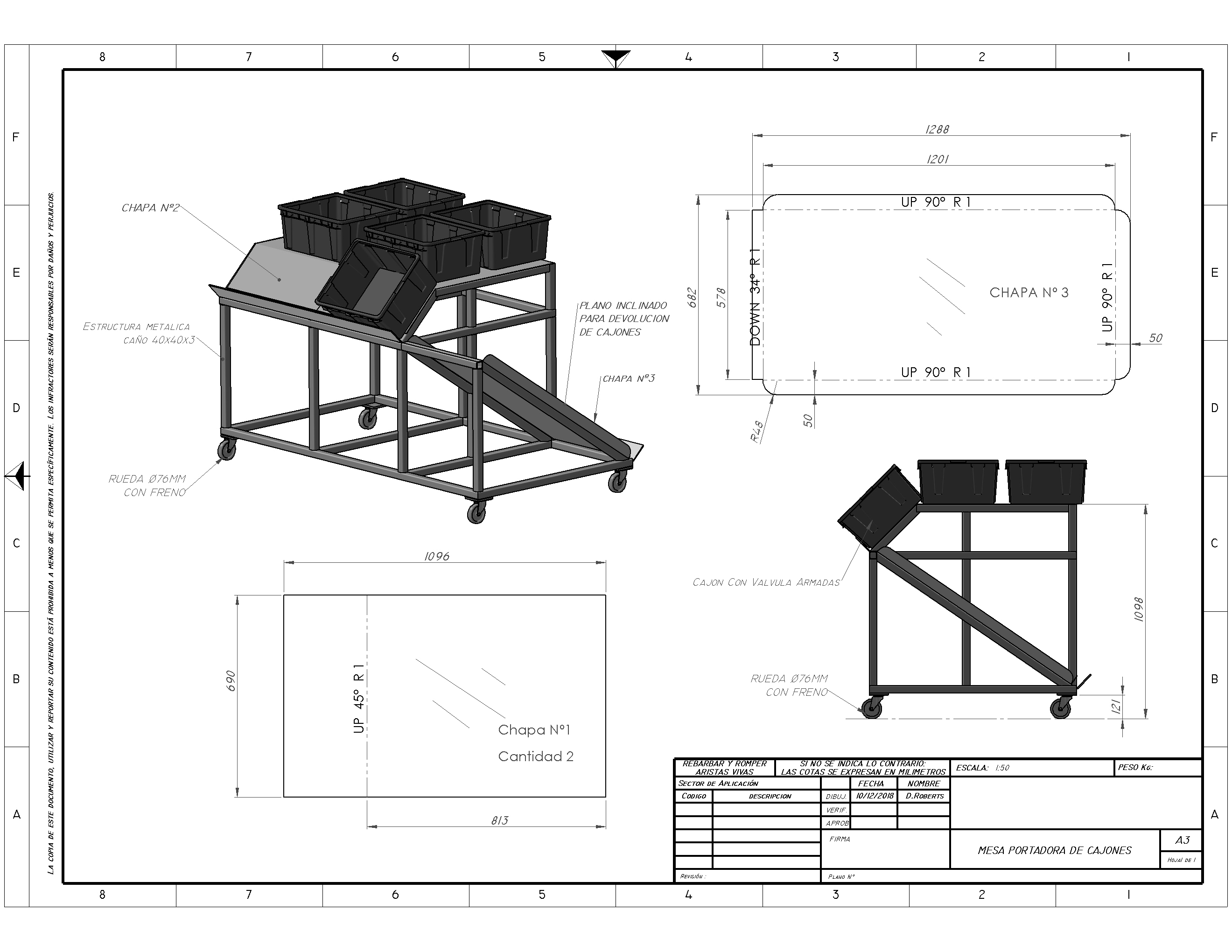 箱子输送物流线3D数模图纸 x_t格式